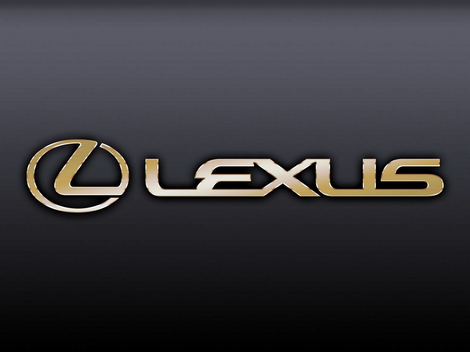 Lexus Logo Gold Focus2move